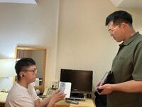 １日の振り返りと明日の予定の確認をしました。しっかり寝て、明日を迎えましょう。