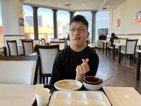 2日目を迎えました。朝食はホテルのバイキング。しっかり食べて、エネルギーを蓄えました。