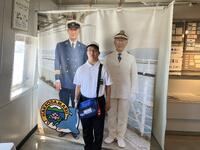 八甲田丸の見学です。 青函連絡船80年の歴史等を学びました。